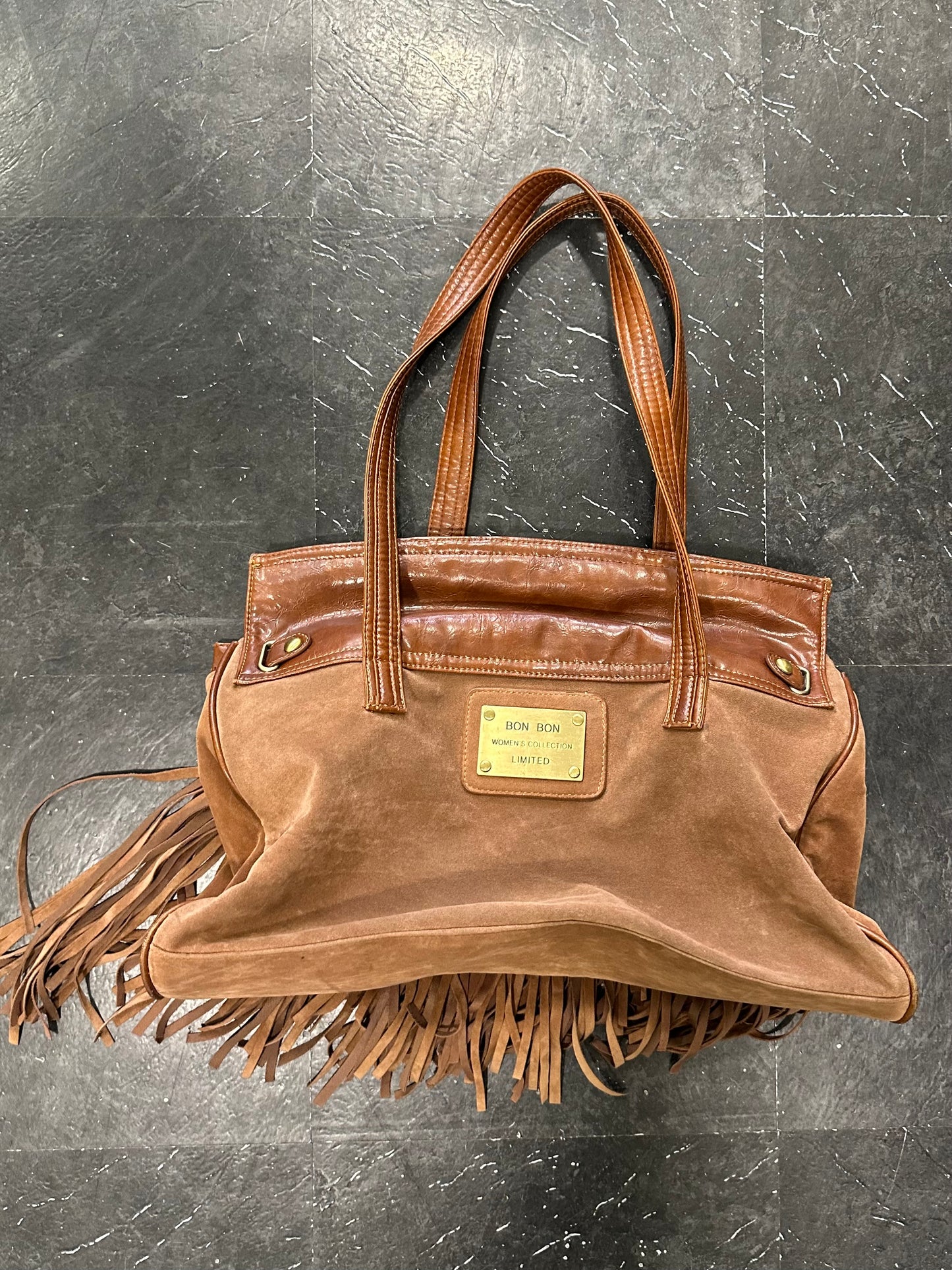 Fringes leather bag