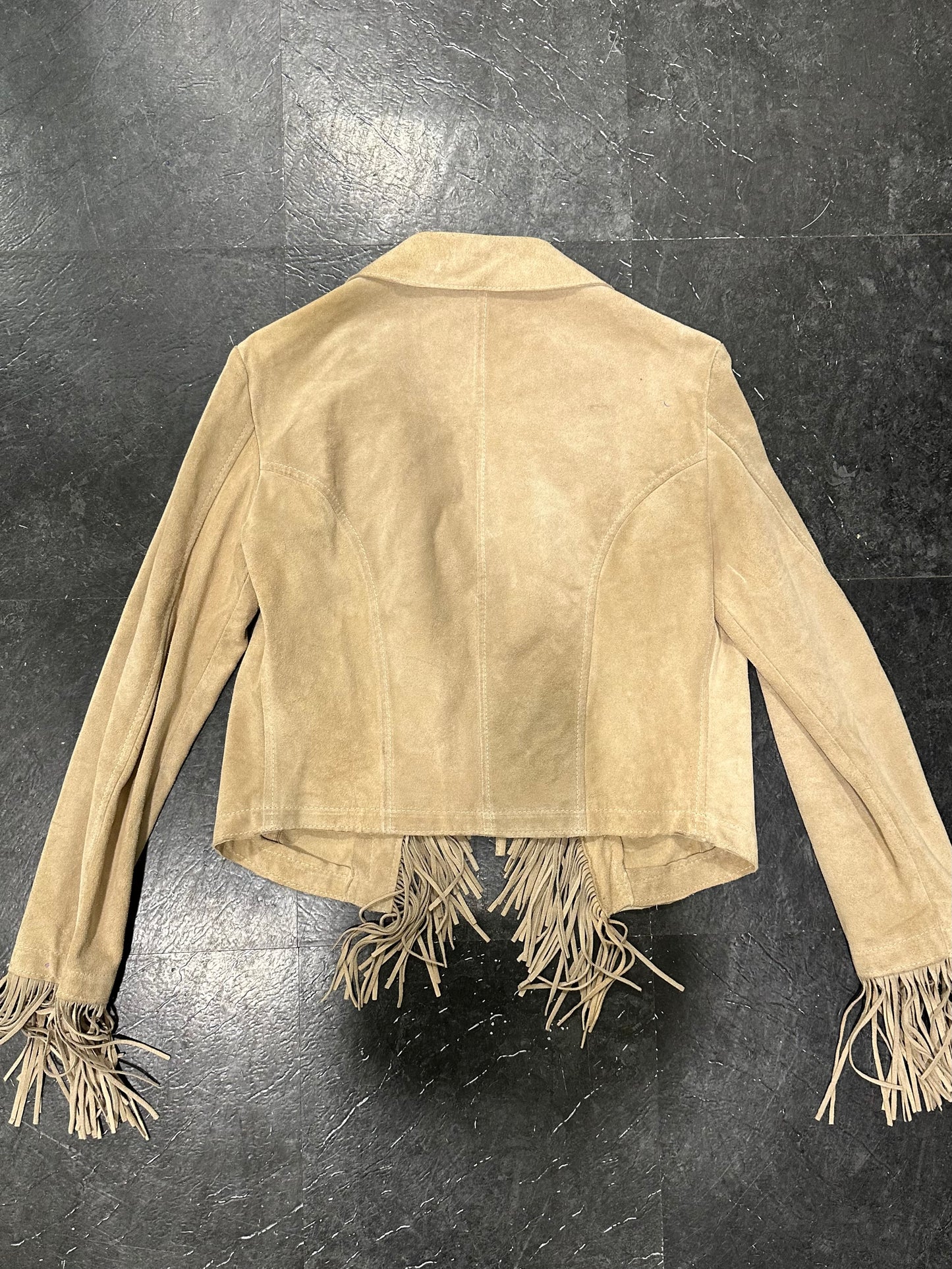 Fringes suede jacket
