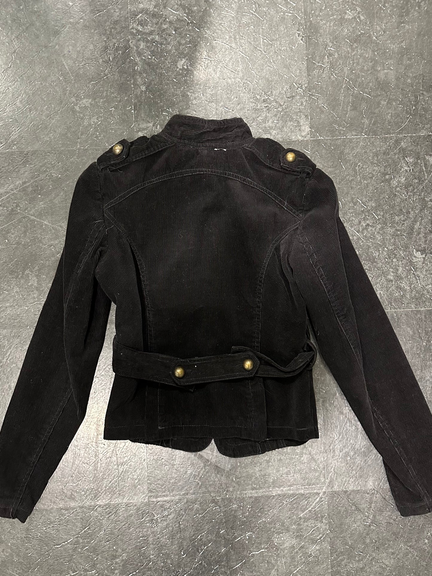 Military velour jacket