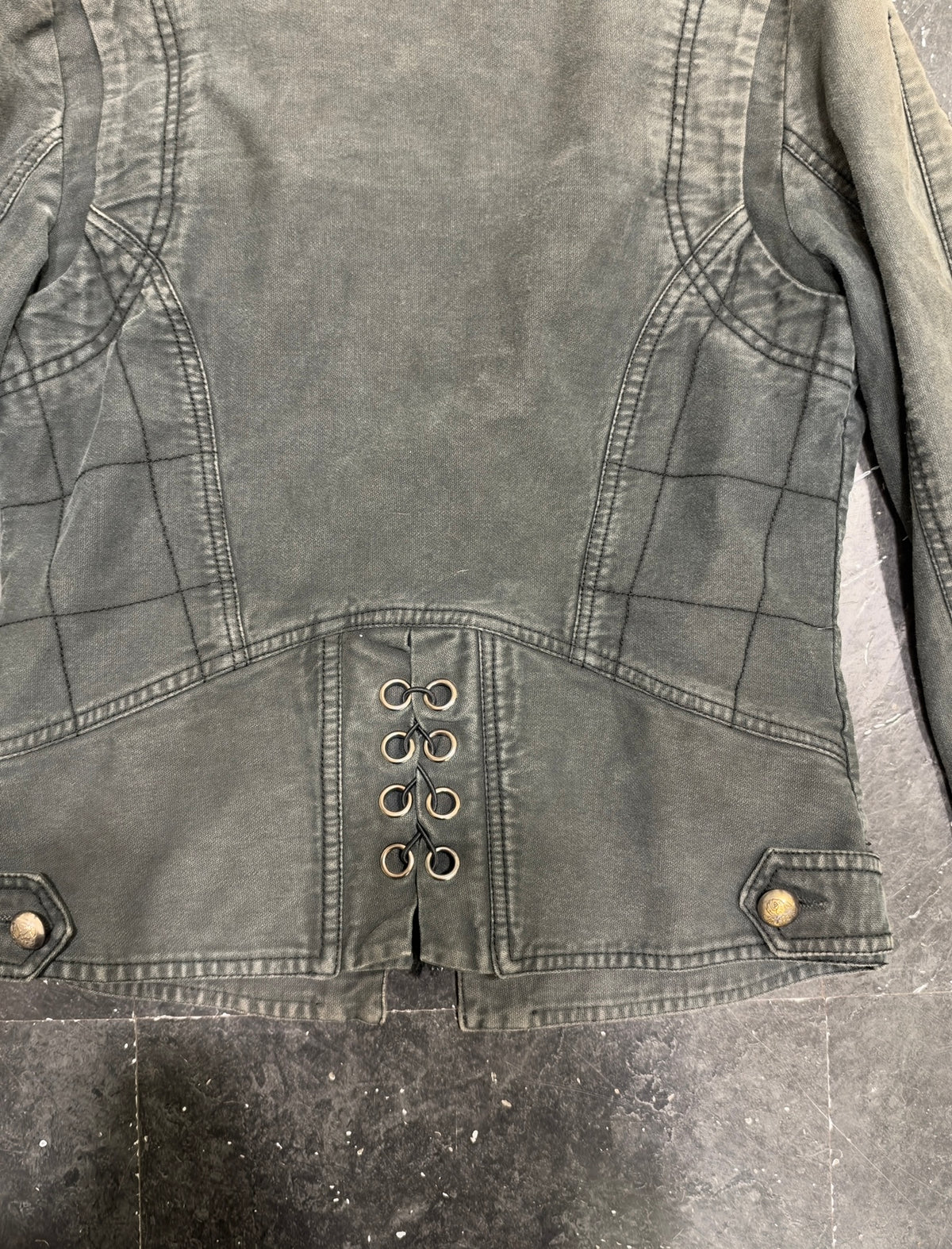 Military faded jacket