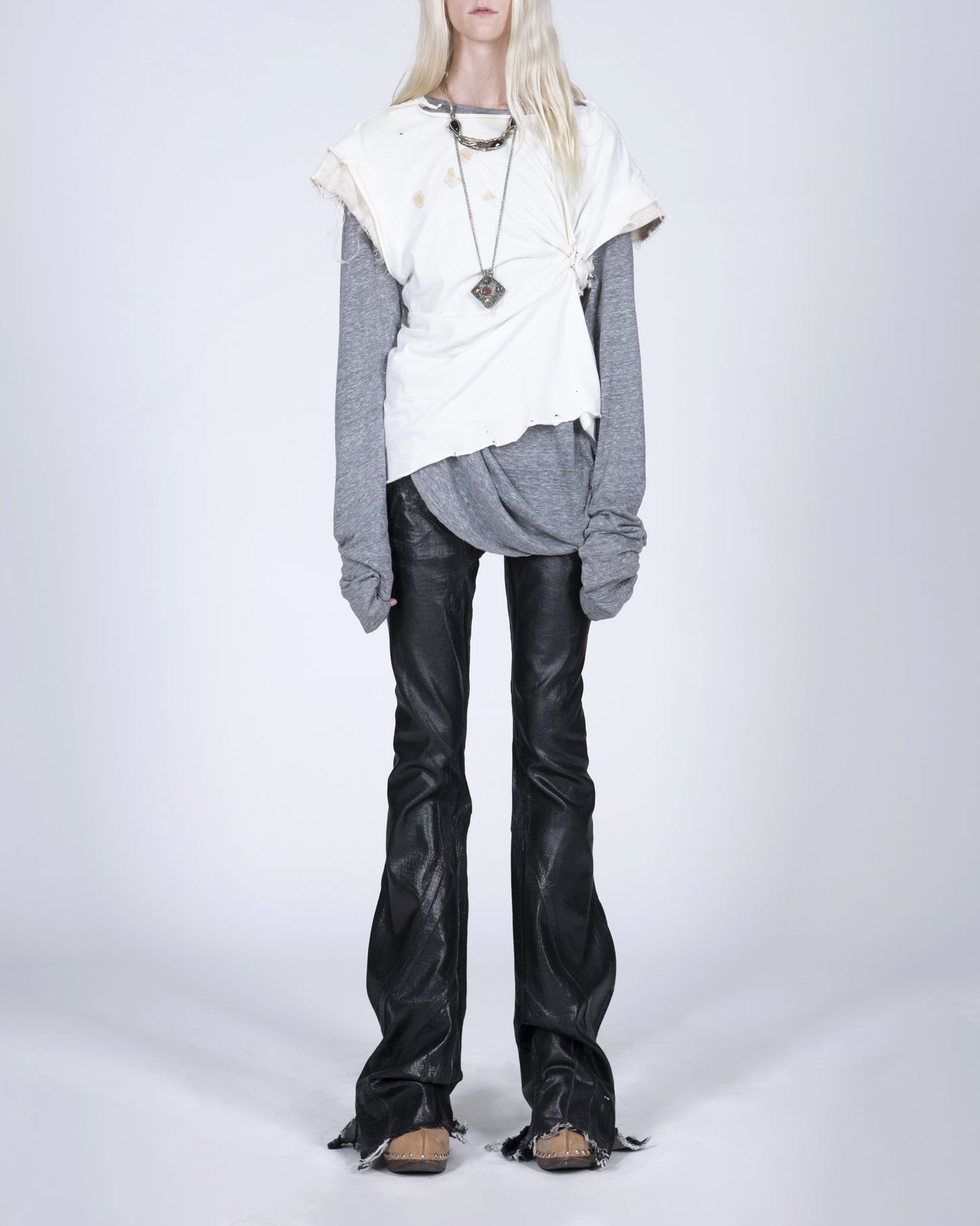 women's laminate bootcut jeans preorder