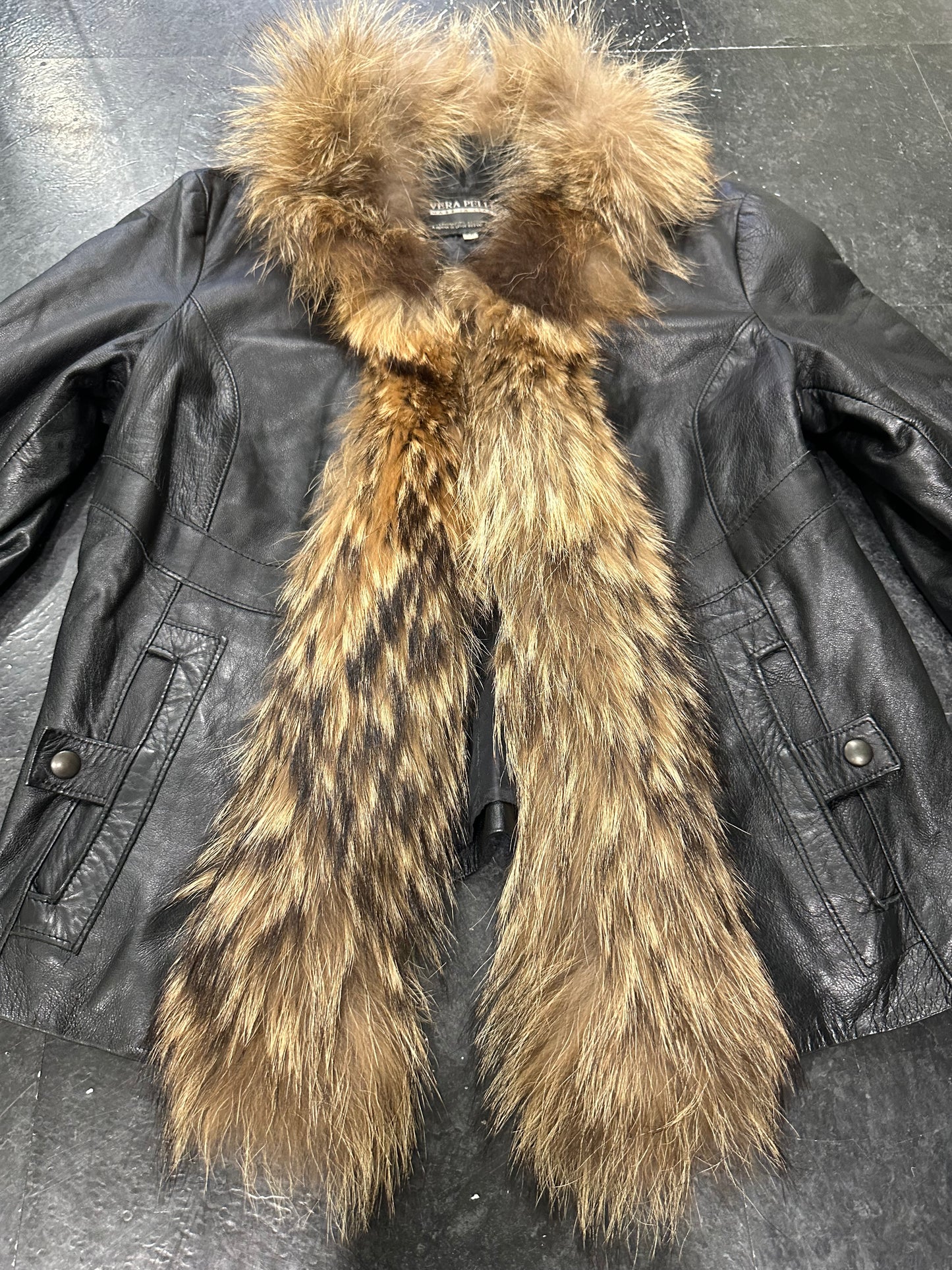 Fur collar jacket