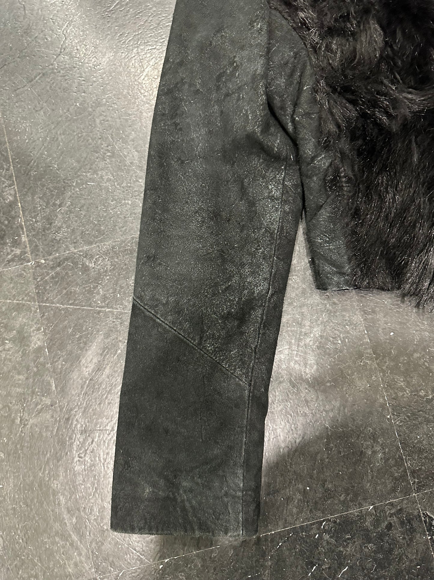 Pony hair crust jacket