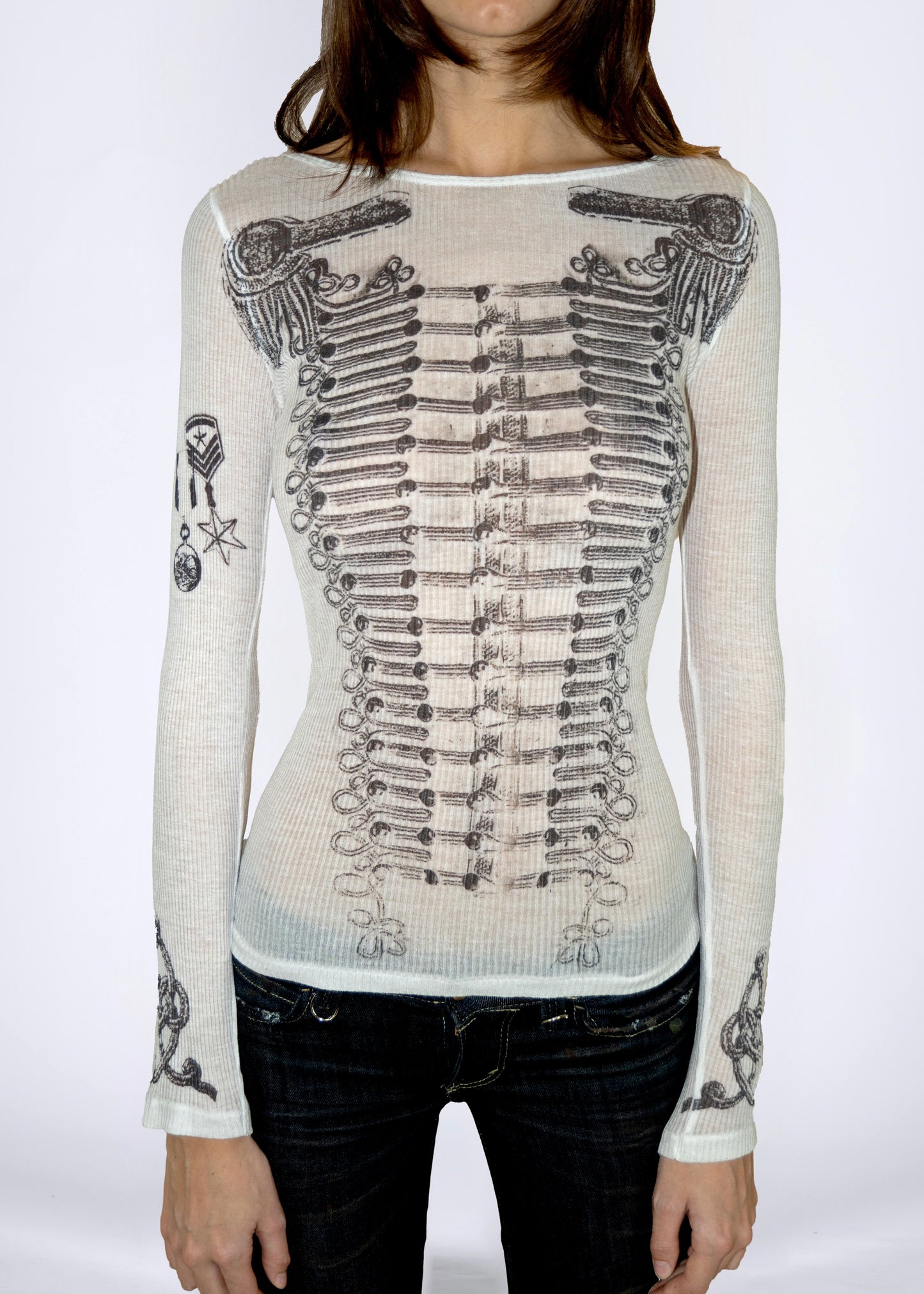 Cashmere napoleon tee