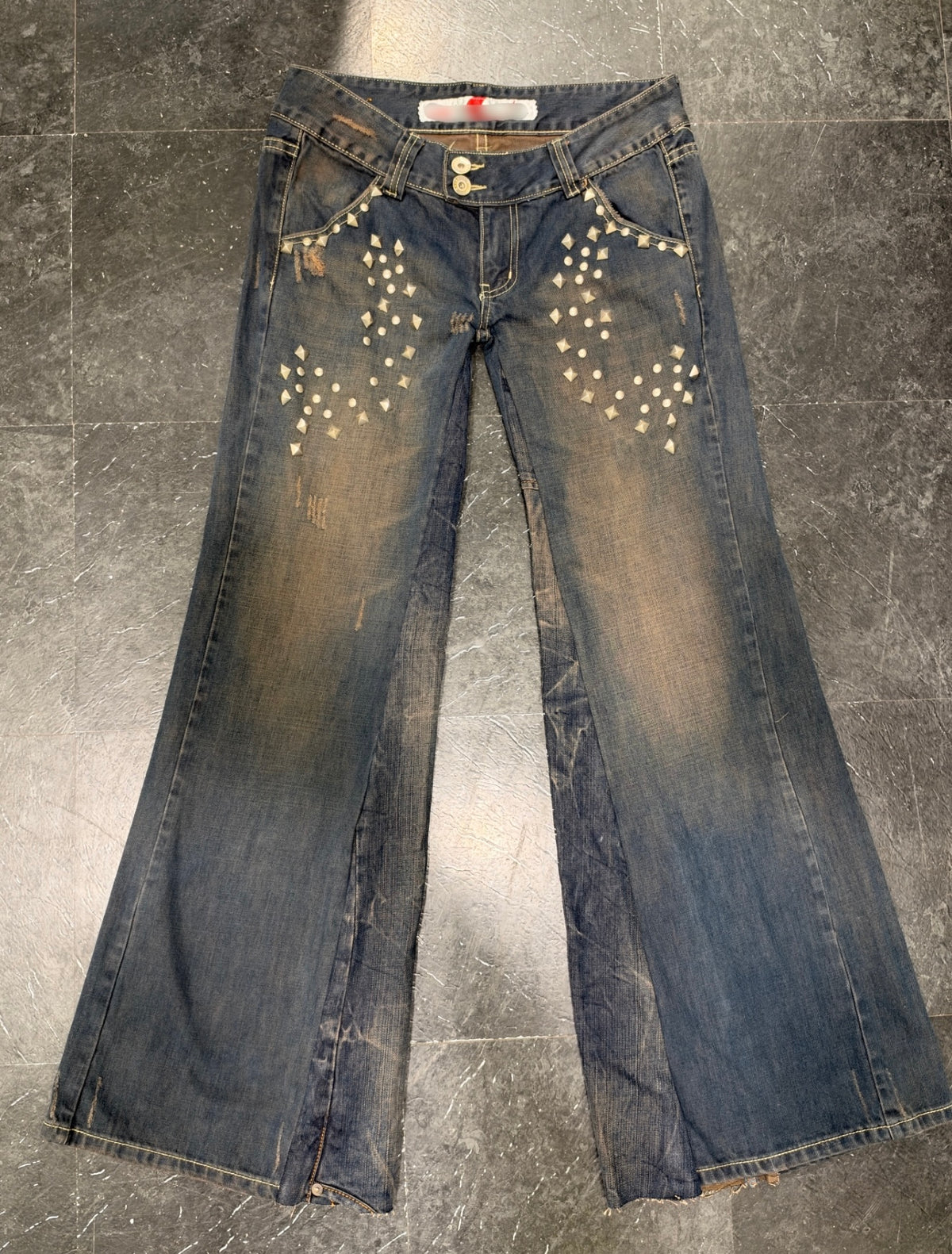 Studded jeans