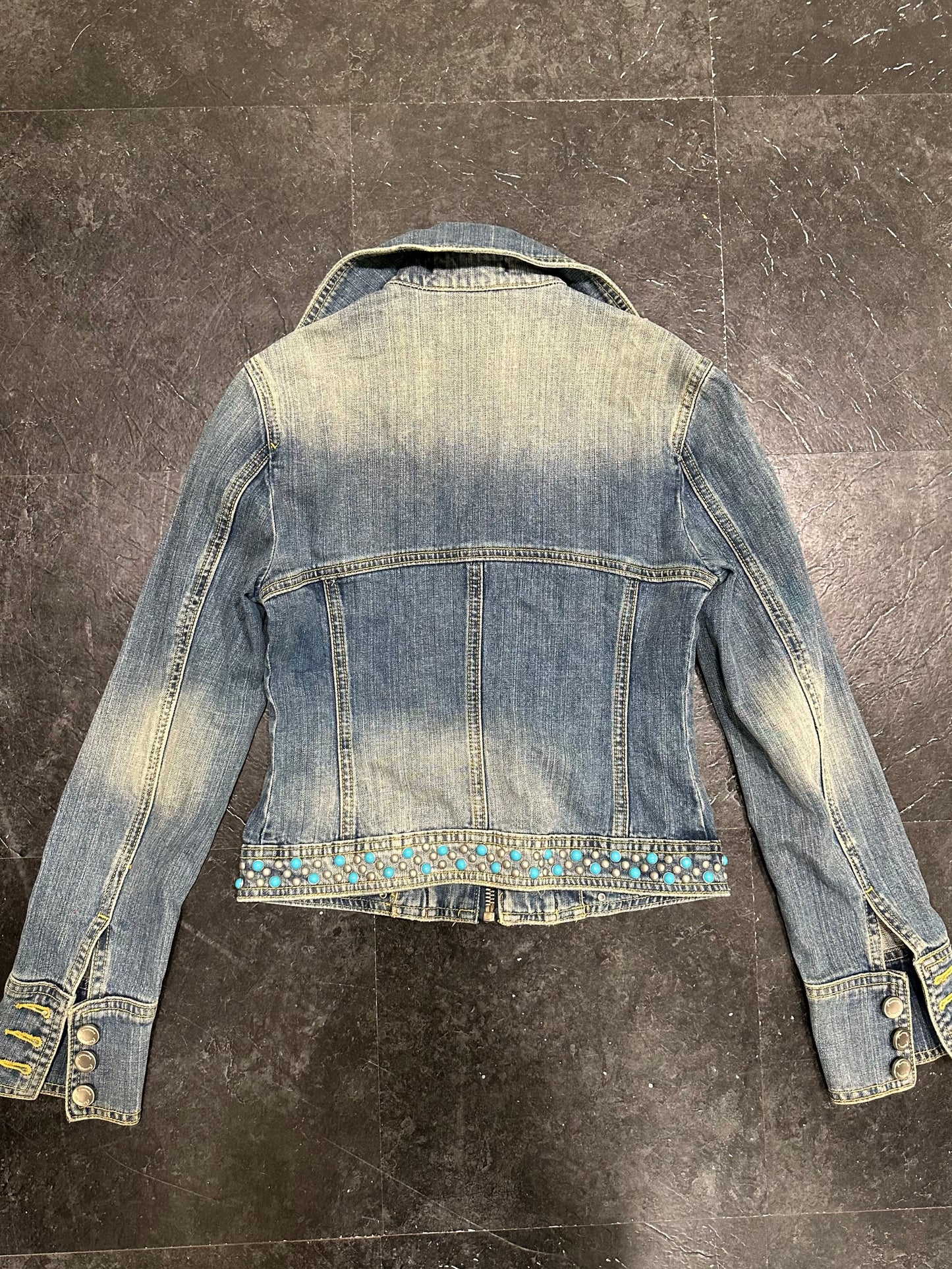 Studded denim jacket