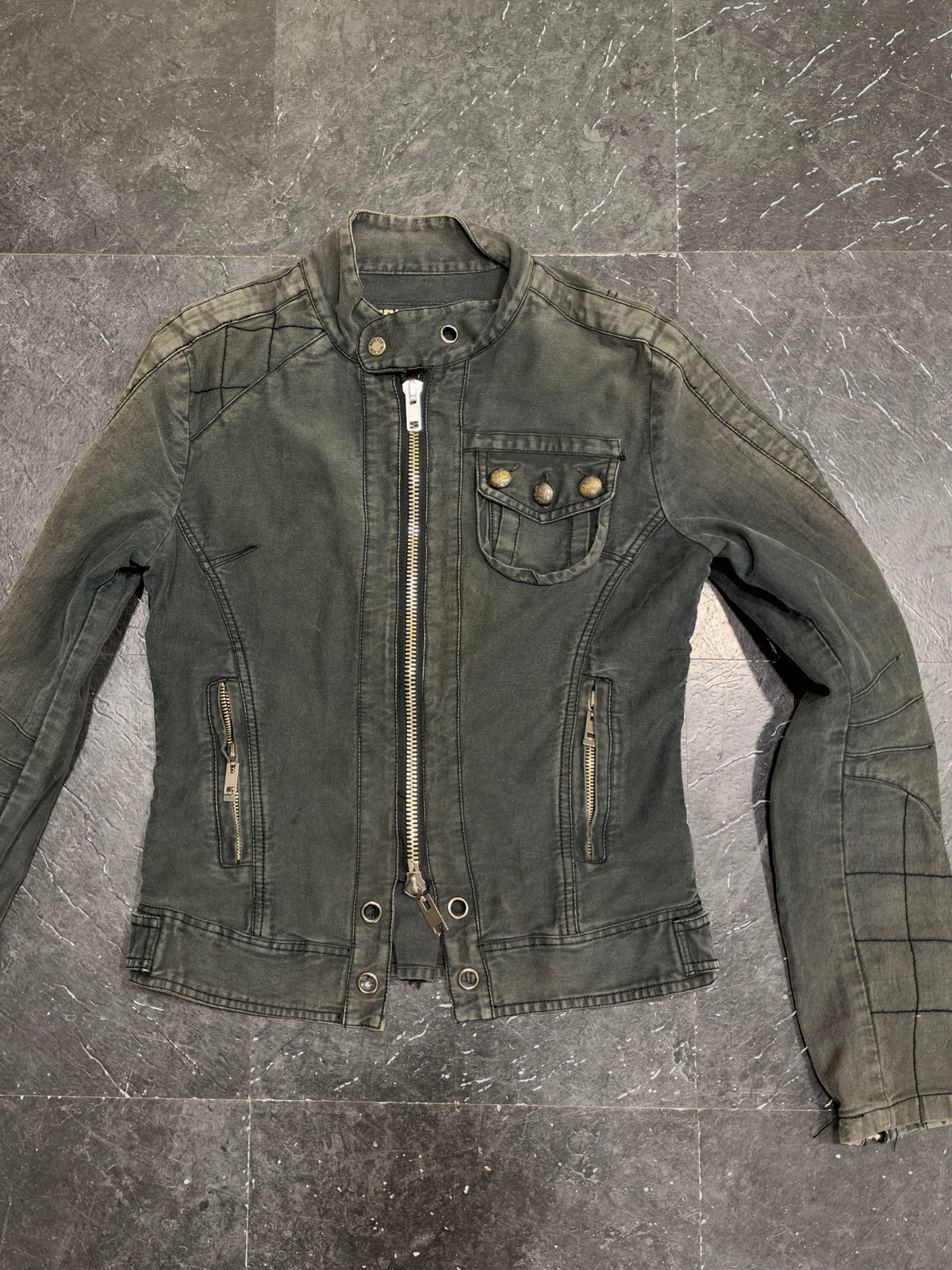 Military faded jacket