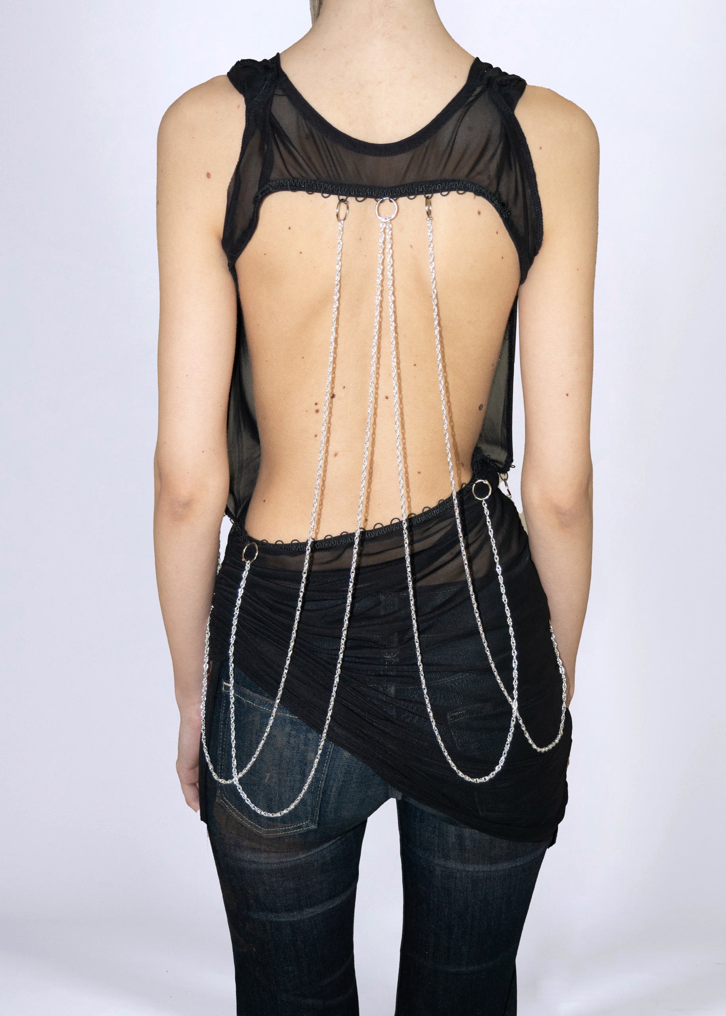 Back chains top/dress