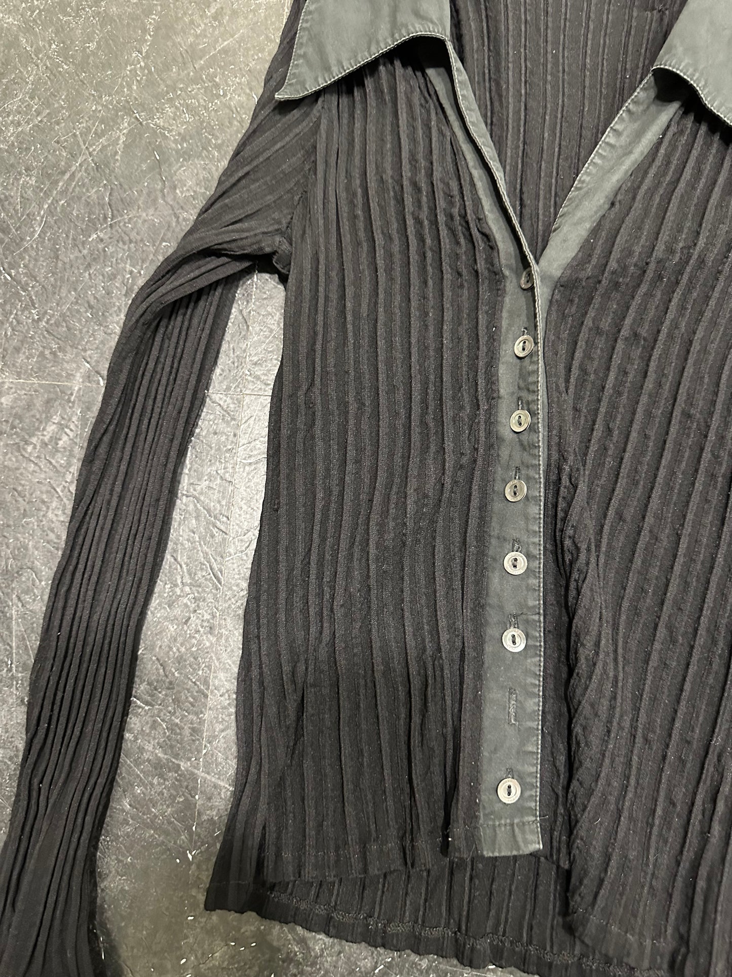 Stripes big cuffs shirt