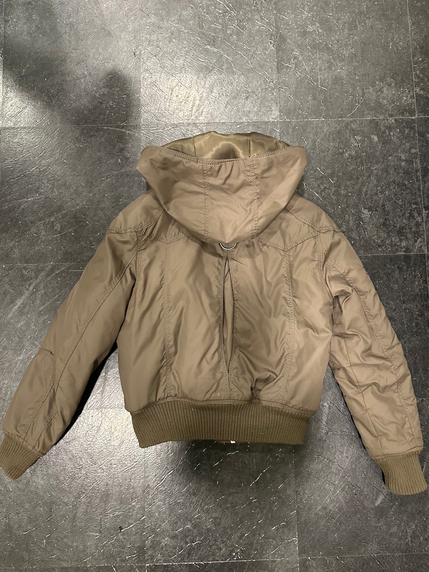 Military puffer jacket