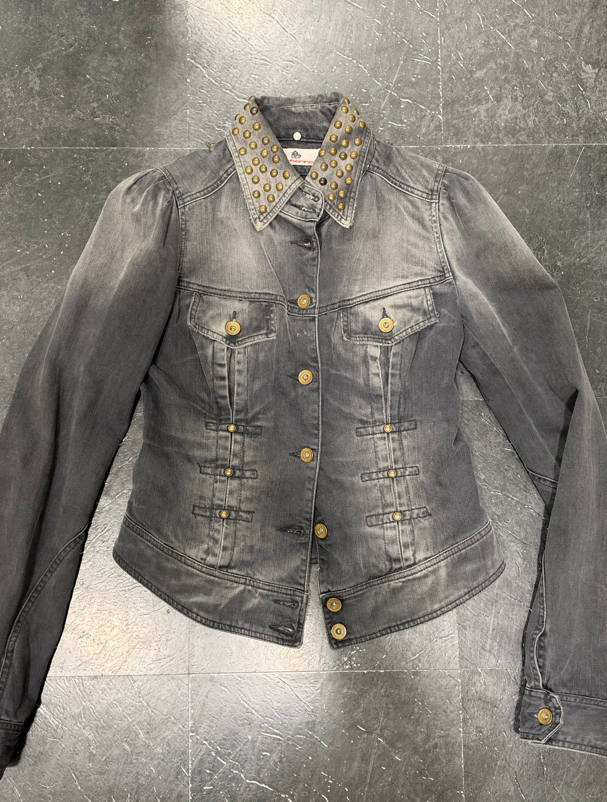 Studded collar jacket