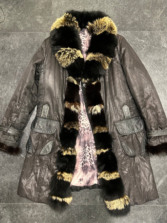 Fox fur coat