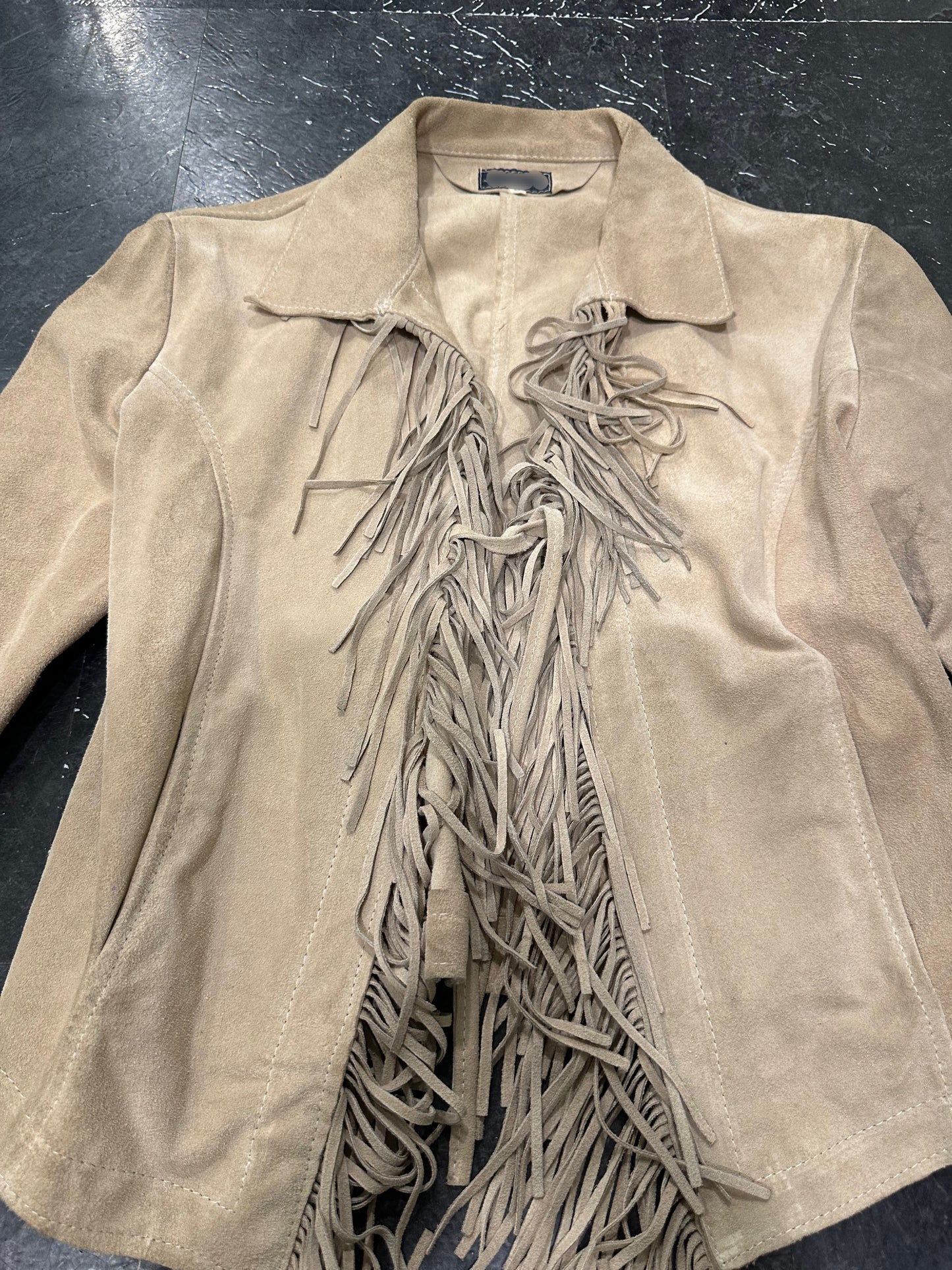 Fringes suede jacket