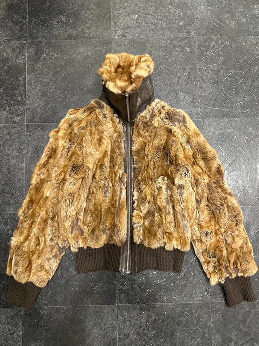 Real fur jacket