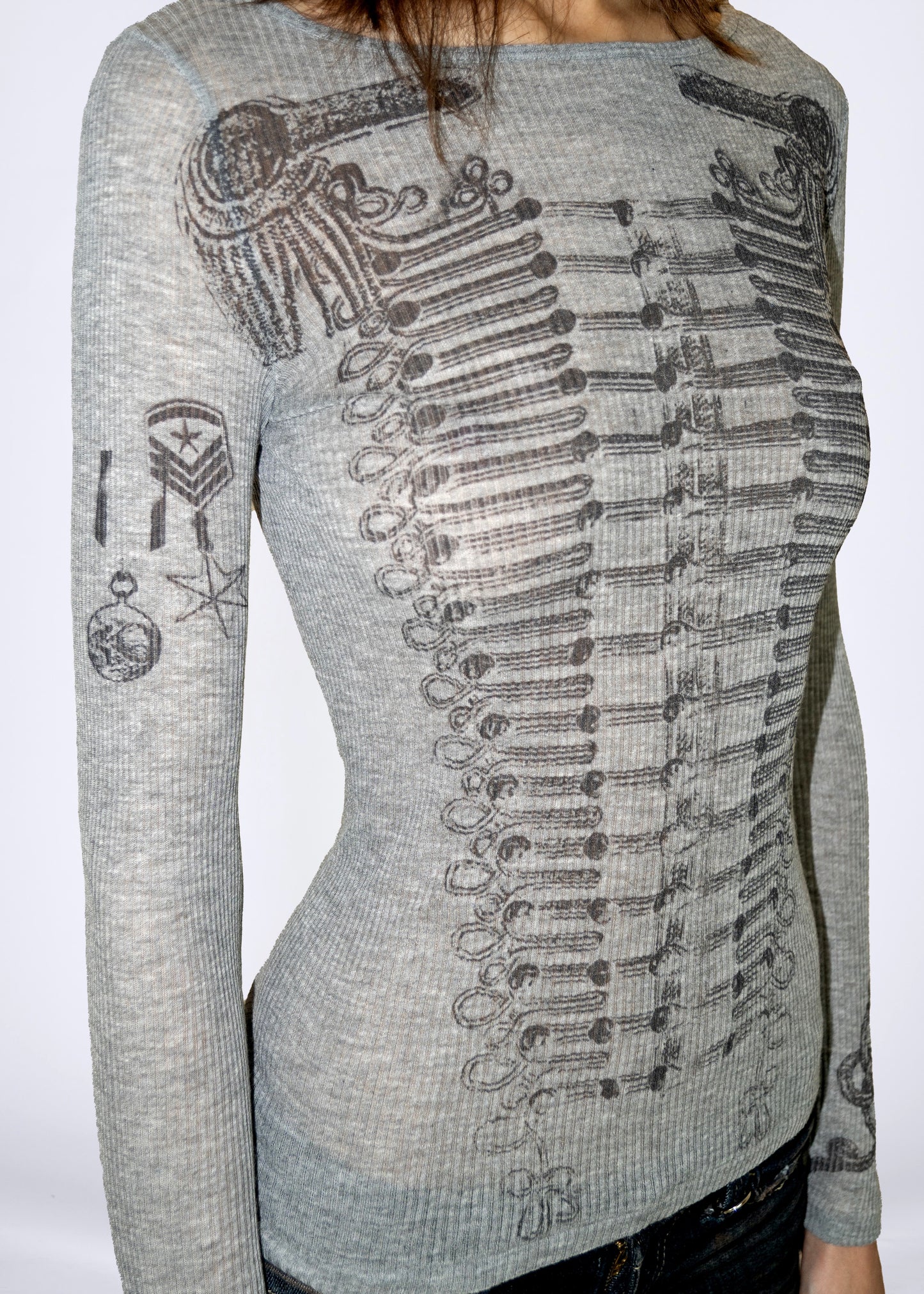 Cashmere napoleon tee