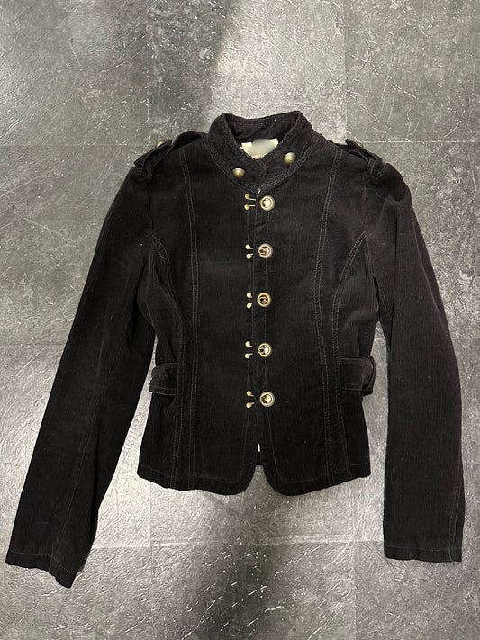 Military velour jacket