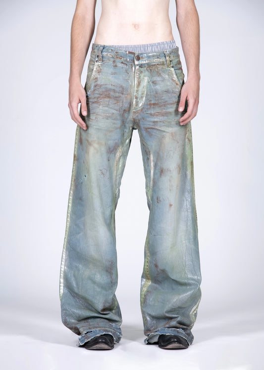 men's rusty steel baggy jeans preorder