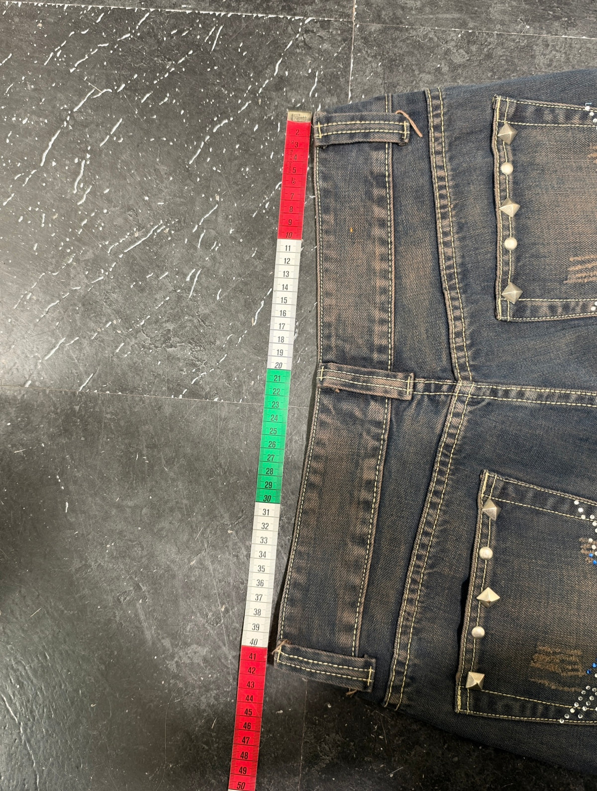 Studded jeans