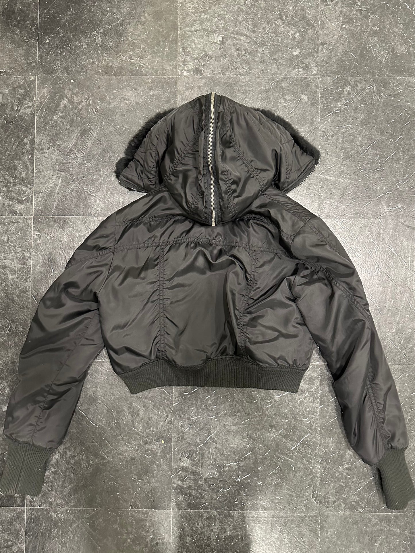 Cropped puffer jacket