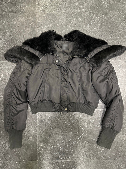 Cropped puffer jacket