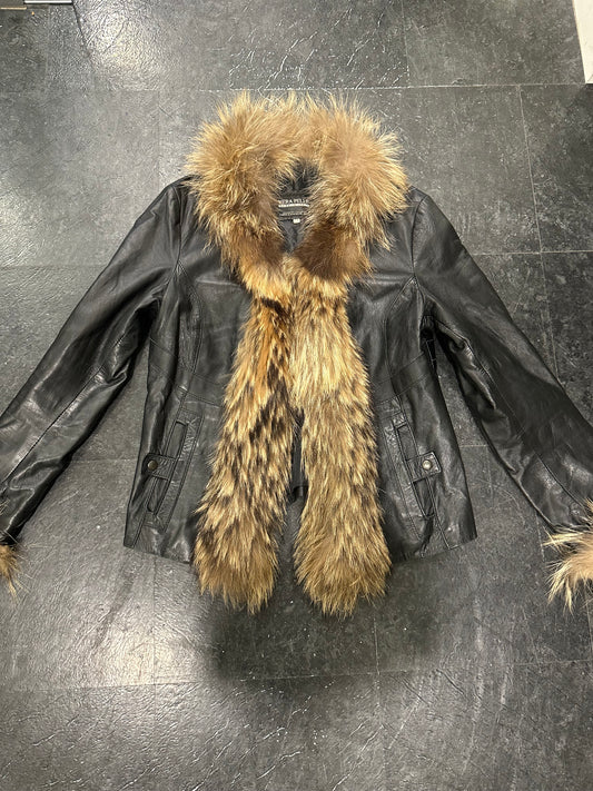 Fur collar jacket