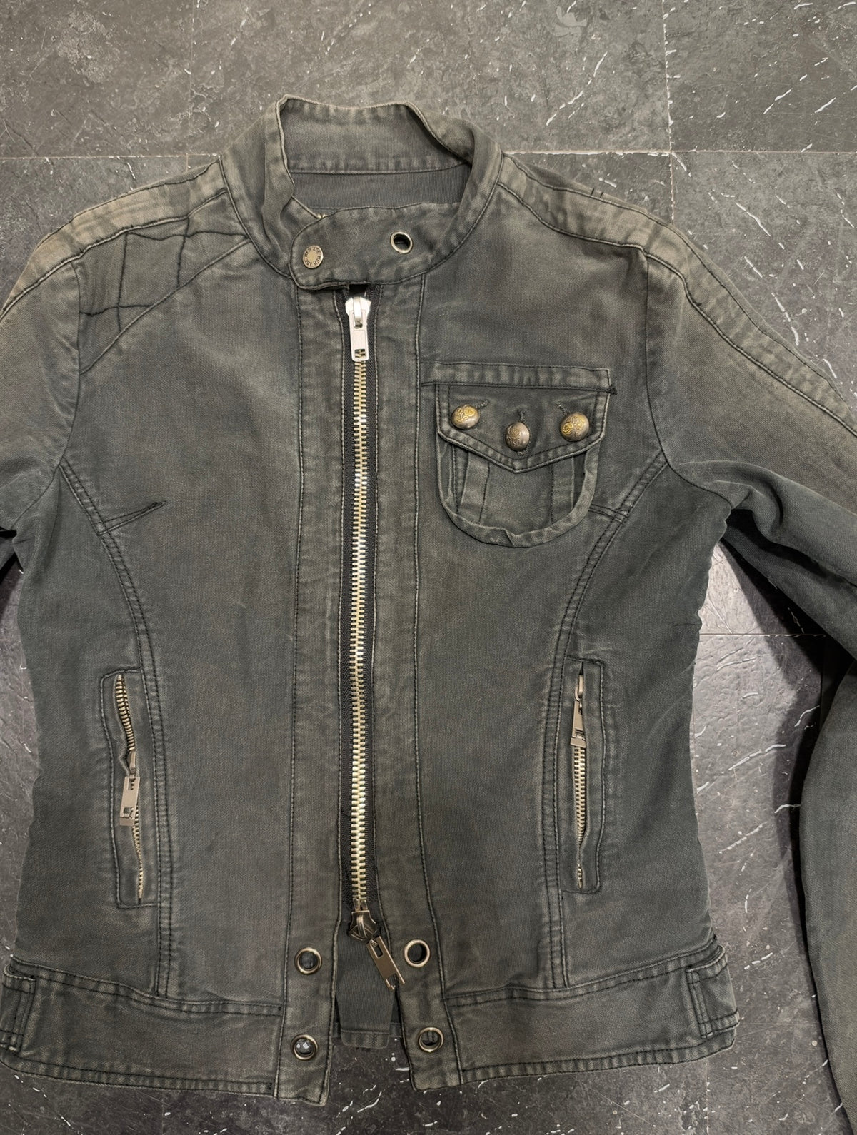 Military faded jacket