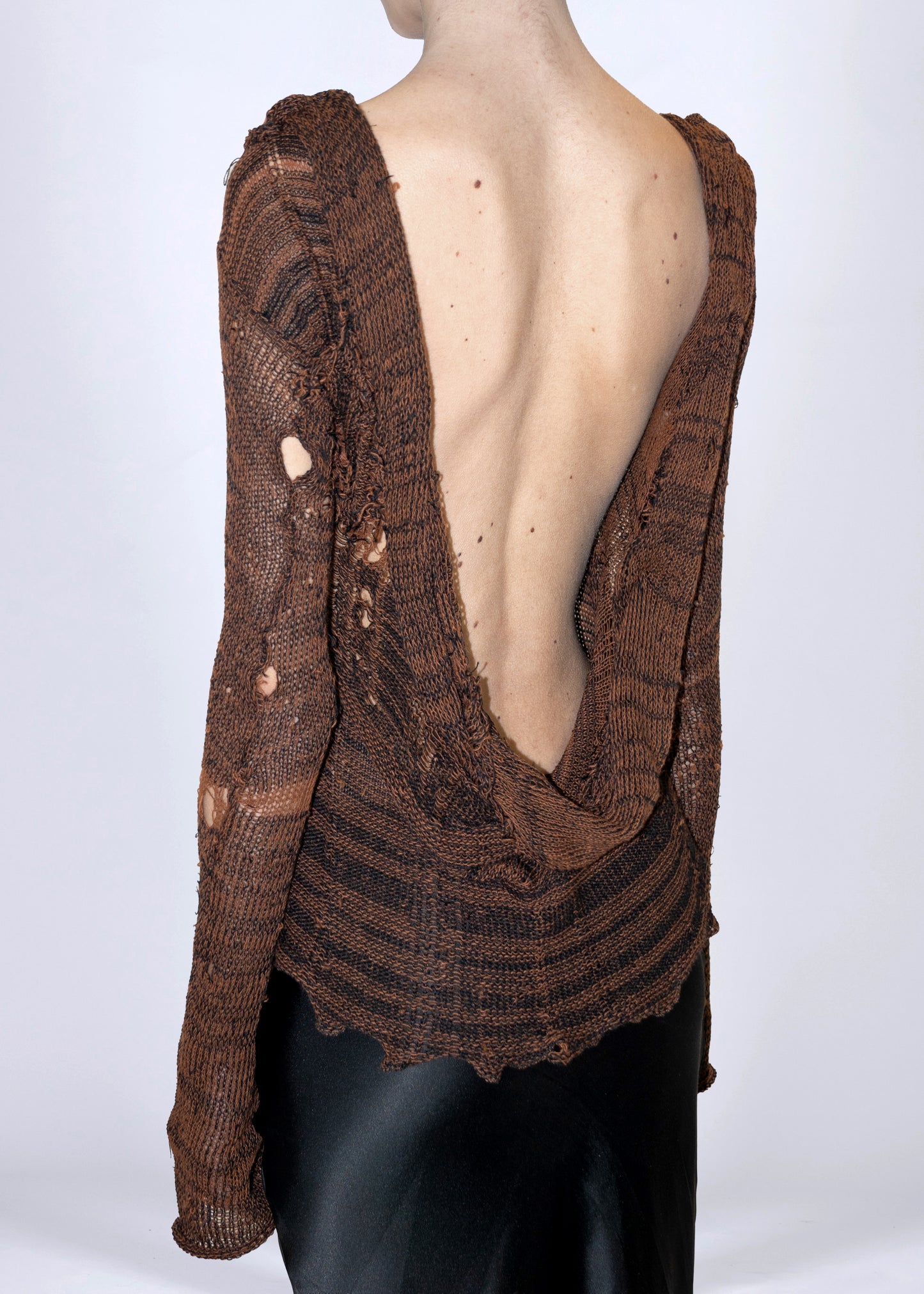 Melted knitted top in collab with Anisa Spaho