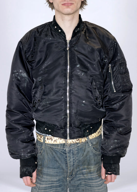 Unisex decomposing mohawk bomber