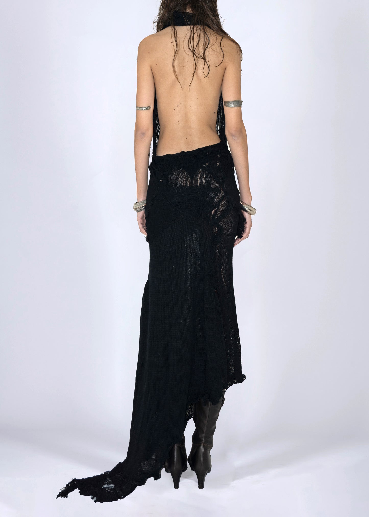 Morticia knitted dress in collab with Anisa Spaho