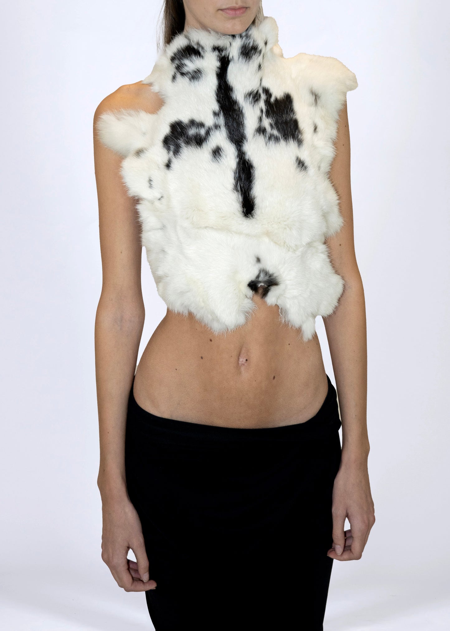 Fur tribal top